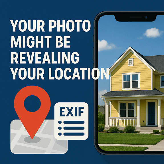 Your photo might be reveal your location Your photo might be reveal your data location